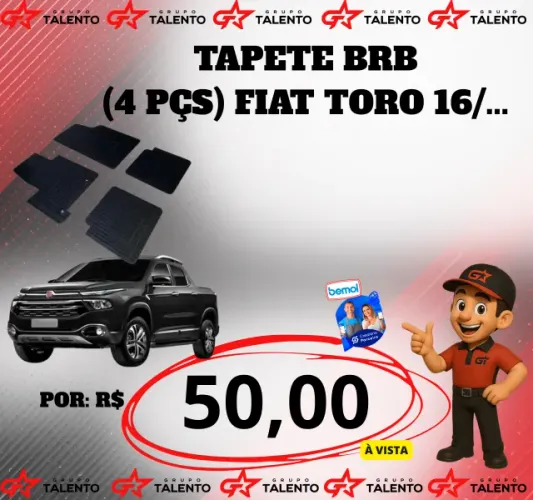 TAPETE BRB TORO(4PÇS)