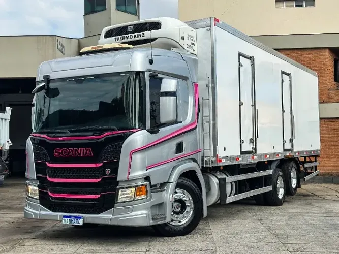 Scania P280 Ano 2020 Baú Frigorífico 8.80m 6x2 T1200R -25 graus