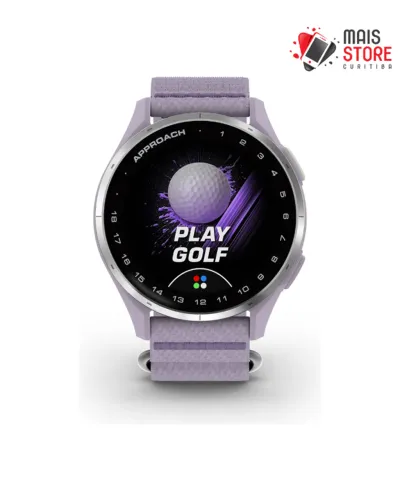 Relógio Garmin Approach J1 - Lilac- 43mm -010-03898-10 LACRADO NA CAIXA