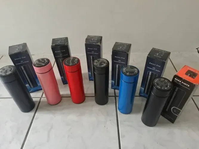 Garrafa Térmica Smart Cup 500ml com Display LED de Temperatura - Nova na Caixa