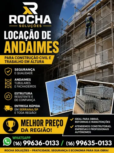 Locação de andaimes