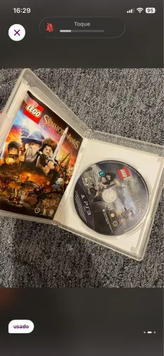 Jogo ps3 Lego senhor dos anéis 