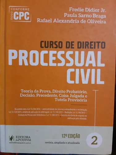 Direito probatório.  Didier. CPC