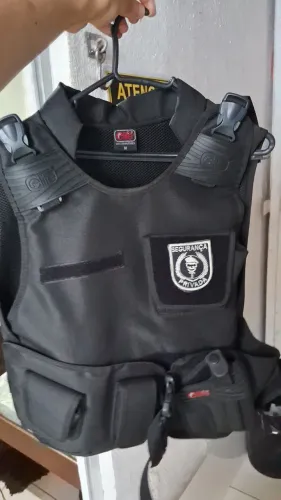 Colete de segurança privada Elite, tamanho M