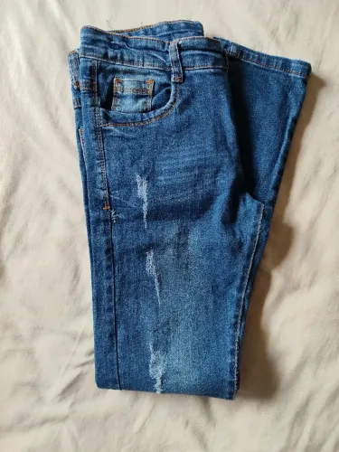 Calça jeans masculina infantil tamanho 12 e 14