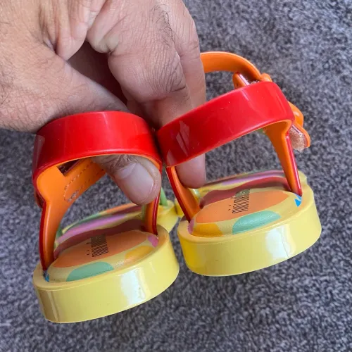 Sandália Mini Melissa Colorband N? 23/24