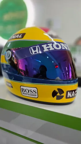 Capacete Ayrton Senna Tri Campeonato 1991 