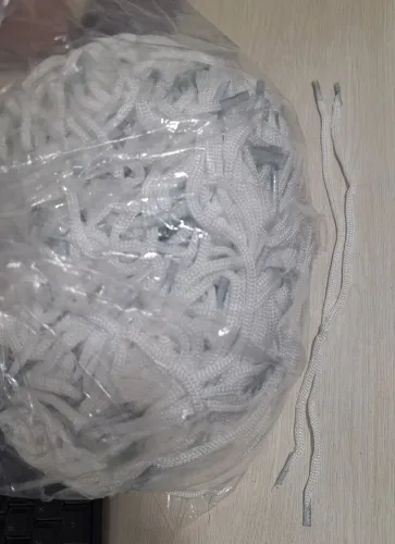 Cordão para sacola com ponteira, 5/1, 33 cm, 1000 unidades