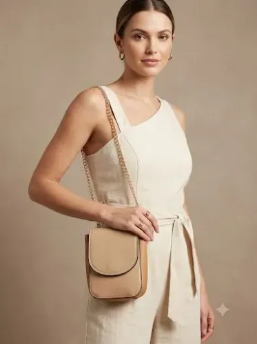 Bolsa Feminina Mini Crossbody Transversal - Coleção Chic (Várias Cores)