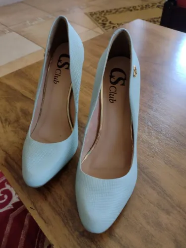 Scarpin azul claro 34