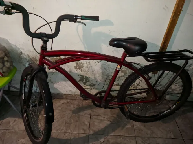 Bicicleta Caiçara vermelha em São José dos Campos - SP