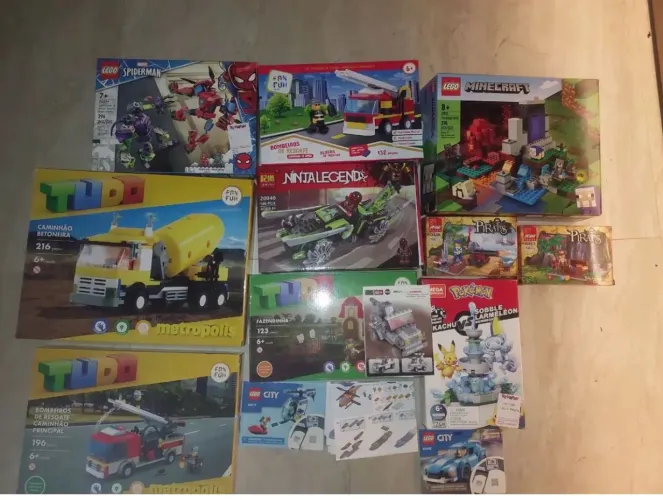 3 mil peças de lego