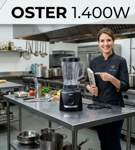 Liquidificador OSTER 1.400W o mais forte do mercado