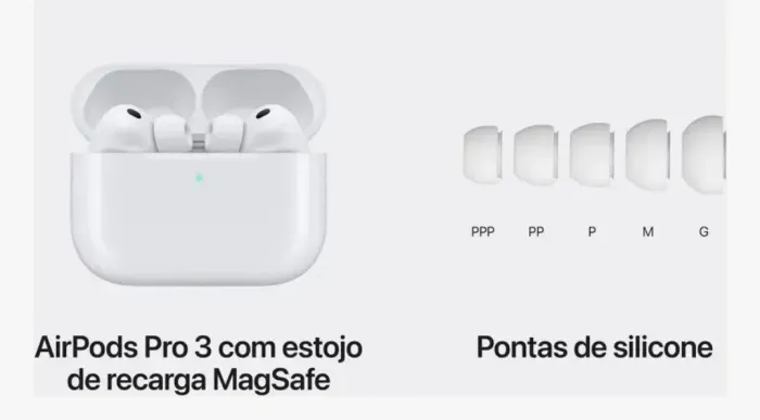 Airpod Pro 3 - 4 horas de uso