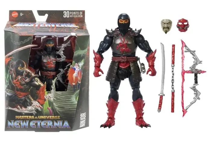 Masters of the Universe Masterverse New Eternia Ninjor Lacrado