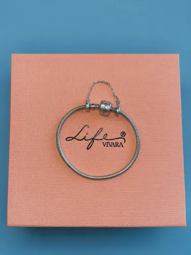 Pulseira Life Vivara Sua História Original Prata 925 - Tam. 18