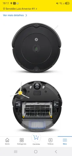 Aspirador Robô Roomba 694