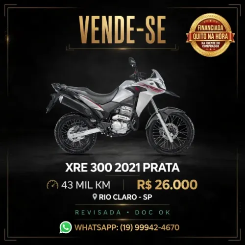 Honda XRE 300/ 300 Abs/ Flex 2021