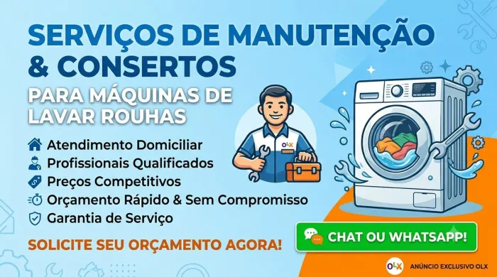 Máquina de lavar conserto e manutenção 