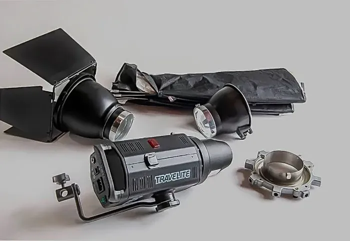 Flash de Studio Importado Bowens 750 + Acessórios