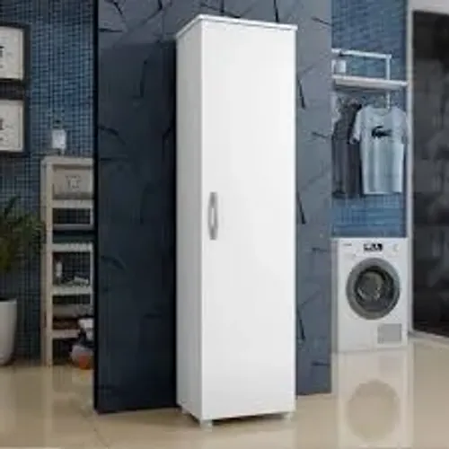 Armário Multiuso para Lavanderia Jasmim Branco Kaiki - Entrega Rápida! 