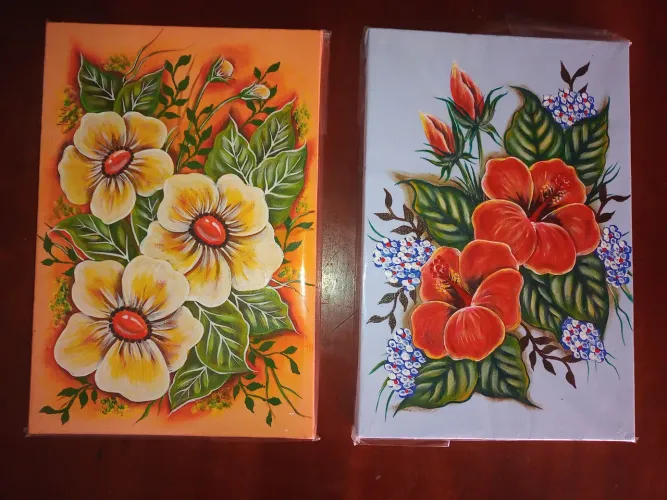 Tela pintada à mão