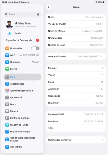 iPad Air M4 11? 128gb