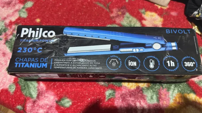Prancha de cabelo Philco 230 graus