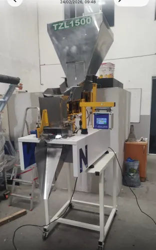 Empacotadora e pesadora semi automática