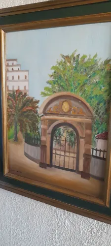 Quadro a oleo antigo