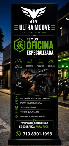 Oficina especializada em scooter elétricas