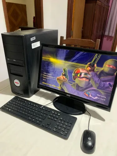 Pc Semi-Gamer i5 TOP Vários Jogos Troco por iPhone 