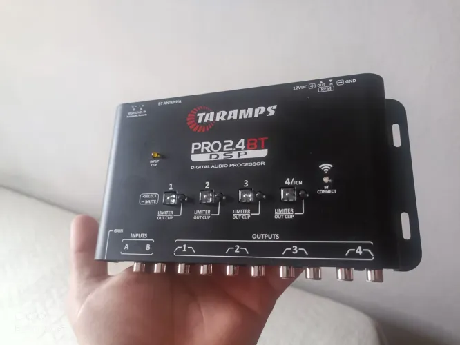 Processador de áudio Taramps PRO 2.4 DSP Bluetooth NOVO NUNCA USADO