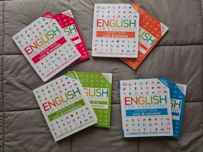 Coleção - English for Everyone - Beginner até Advanced (incluindo Course e Practice)