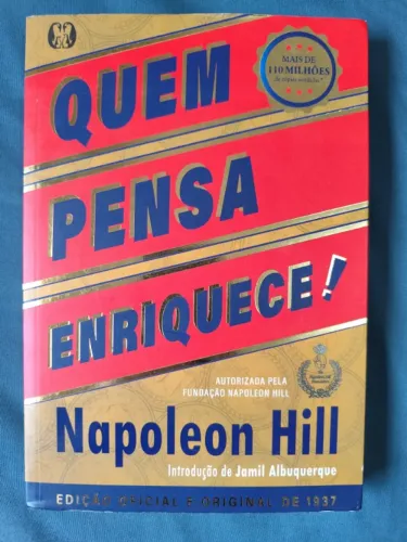 Livro Quem Pensa Enriquece - Em excelente estado