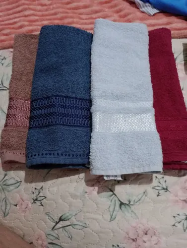 Kit 4 toalhas de rosto