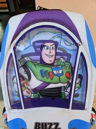 Mochila Buzz Lightyear original com rodinhas