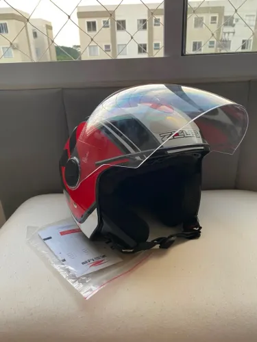 Capacete Aberto Zeus Tam 53/54 - Bom Estado