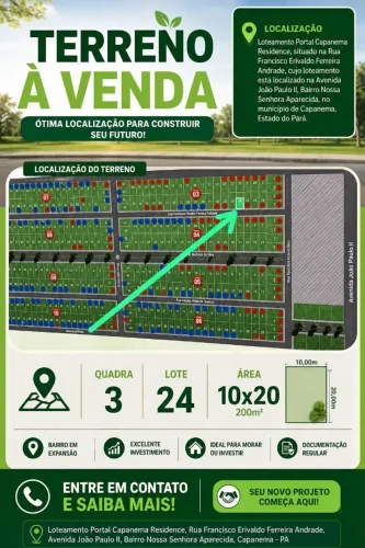 Terreno 10x20