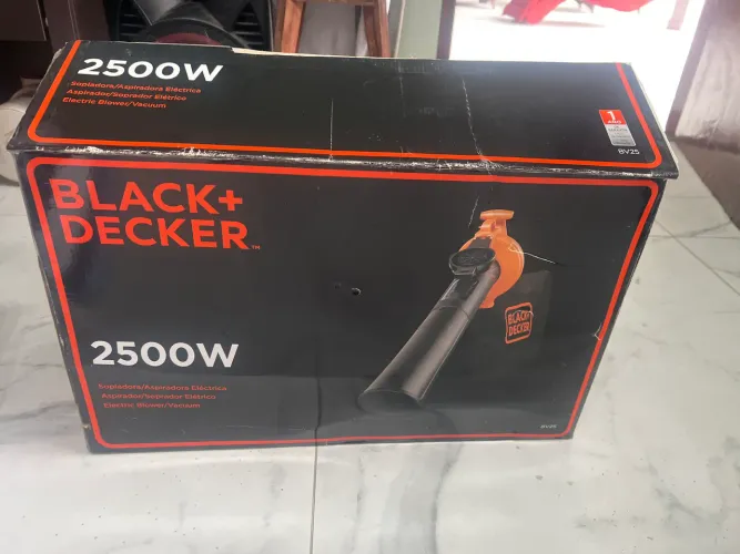 Soprador e aspirador black Decker 2500w
