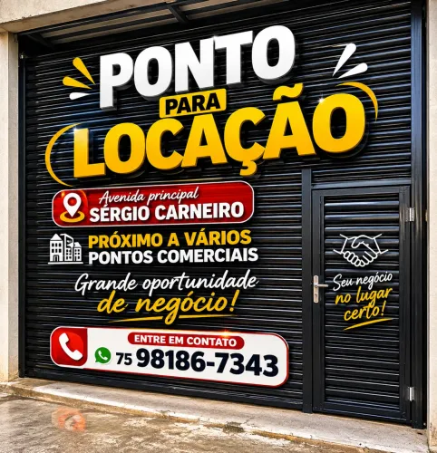 ? OPORTUNIDADE NA AVENIDA PRINCIPAL SÉRGIO CARNEIRO! ?