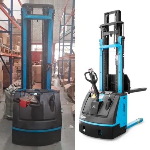 Empilhadeira Elétrica Tracionária 1600Kg 4500mm com Bateria e Carregador Monofásico - PT16