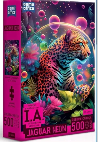 Toyster - Quebra-cabeça: IA: Jaguar Neon - 500 peças nano