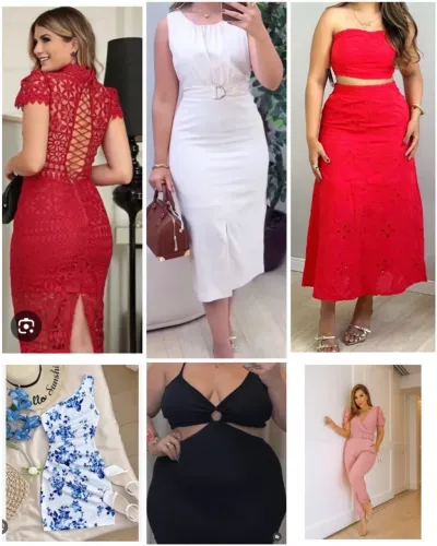 Roupas femininas - vestidos, calça social, blusas