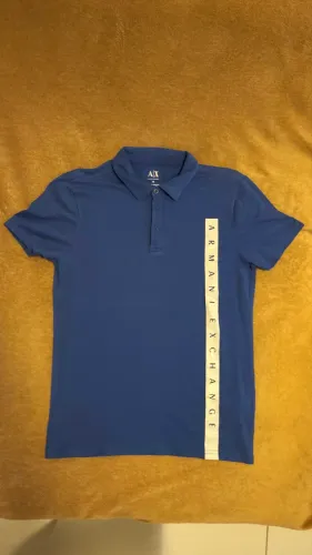 Camiseta armani exchange gola polo