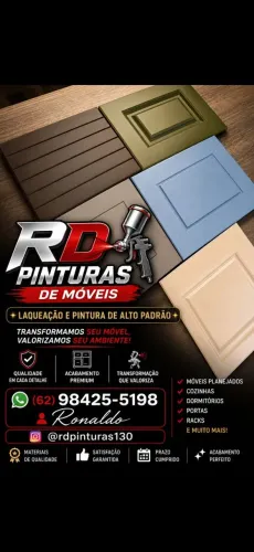 Pintura de móveis em laca