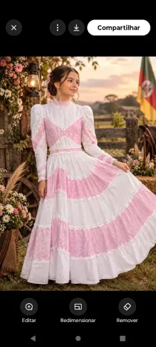 Vestido de prenda