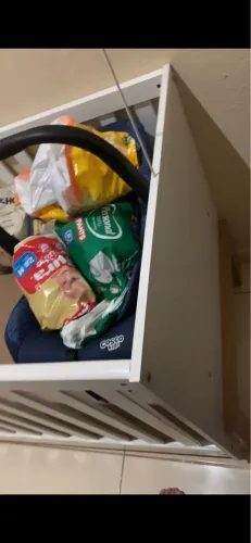 Berço vira cama semi novo