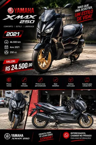 Xmax 250 impecável