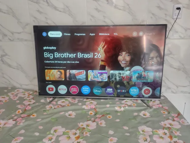 Tv smart tcl 55 polegadas tela borda infinita 